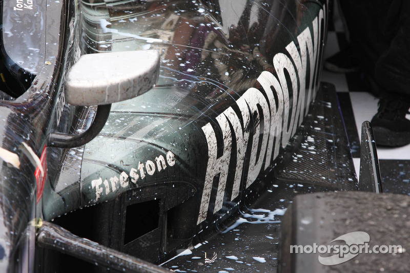 Detail of Tony Kanaan, KV Racing Technology Chevrolet