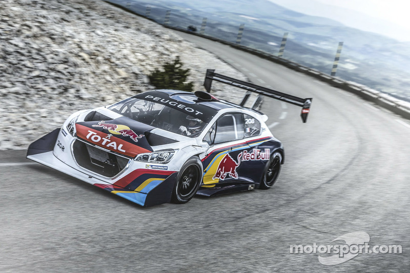 Sébastien Loeb testet den Peugeot 208 T16 Pikes Peak am Mont Ventoux