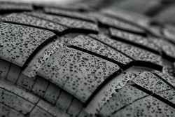 Wet Pirelli tyre