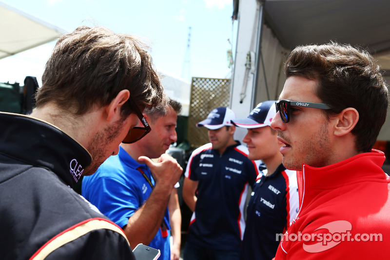 Romain Grosjean e Jules Bianchi