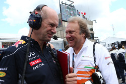 Adrian Newey, Red Bull Race and Bob Fernley, Force India F1 Team