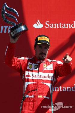 3rd place Fernando Alonso, Ferrari F138
