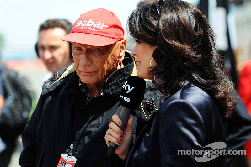 Niki Lauda Mercedes Presidente no ejecutivo de la parrilla