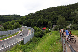 Cars run on the Nordschleife