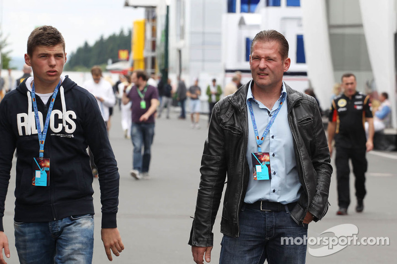 Jos Verstappen, com o filho Max Verstappen