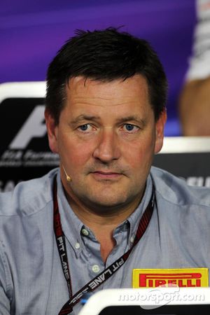 Paul Hembery, Pirelli Motorsport Director in the FIA Press Conference