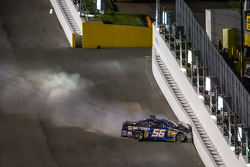 Martin Truex Jr., Michael Waltrip Racing Toyota crashes