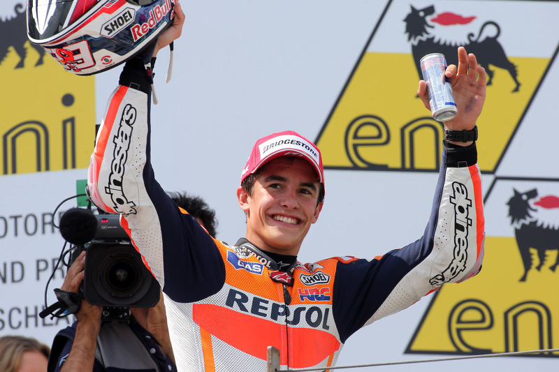 Ganador de la carrera Marc Márquez Repsol Honda team