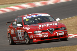 Ex Stefano Modena 1998 Itallian Super Touring Alfa Romeo 156 bestuurd door Neil Smith