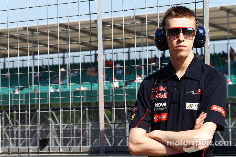 Daniil Kvyat, Scuderia Toro Rosso, piloto de testes