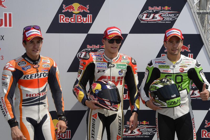 Stefan Bradl (team LCR) en pole position à Laguna Seca en 2013