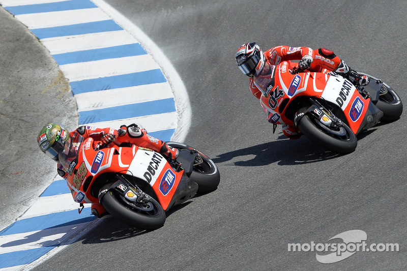 Andrea Dovizioso, Ducati Team en Nicky Hayden, Ducati Team