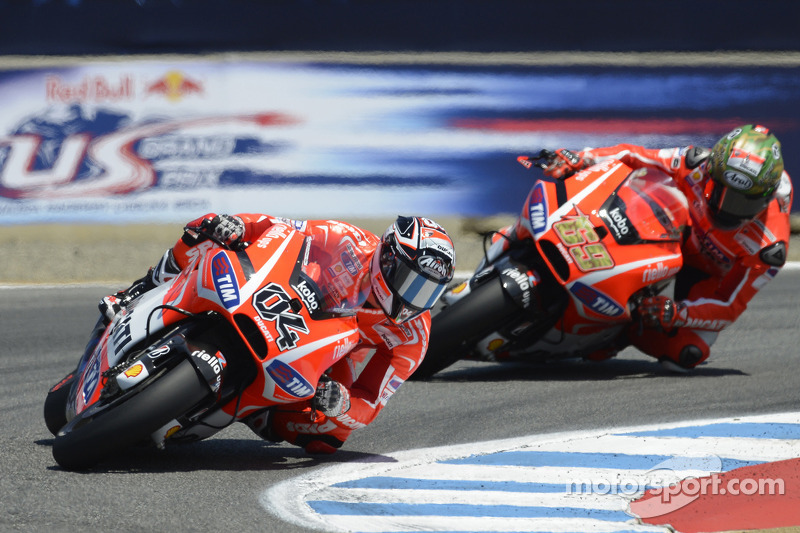 Andrea Dovizioso, Ducati Team en Nicky Hayden, Ducati Team