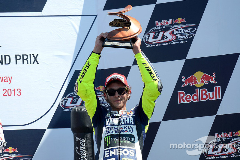 Third place Valentino Rossi, Yamaha Factory Racing