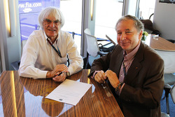 Bernie Ecclestone, CEO Formula One Group, und Jean Todt, FIA Präsident