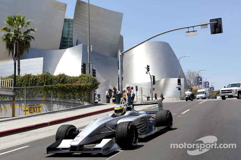 Test driver Lucas di Grassi, presentazione di Los Angeles della Formula E