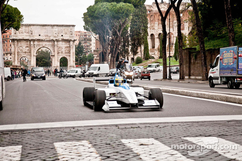 Test driver Lucas di Grassi, Formula E Rome presentation