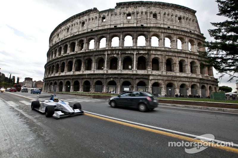 Test driver Lucas di Grassi, Formula E Rome presentation