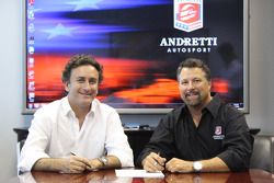 Alejandro Agag, CEO Formula E Holding ve Michael Andretti, Formula E Andretti Autosport