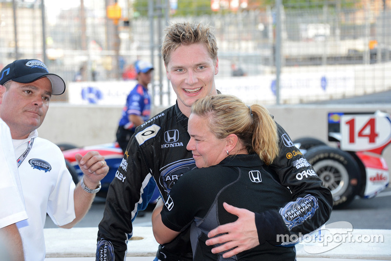 2013: первый подиум в IndyCar