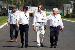 Danny Sullivan, FIA Steward, with Herbie Blash, FIA Delegate