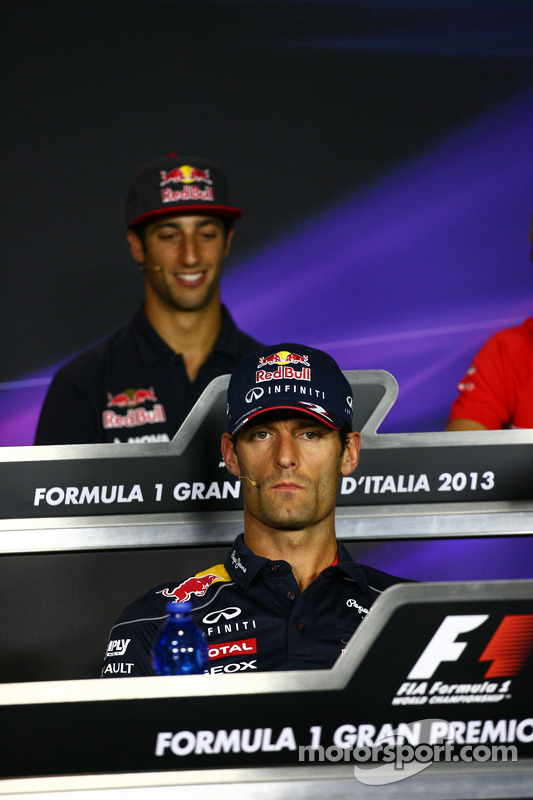 Mark Webber, Red Bull Racing et Daniel Ricciardo, Scuderia Toro Rosso