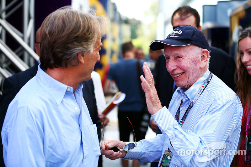 Luca di Montezemolo, Presidente da Ferrari com John Surtees