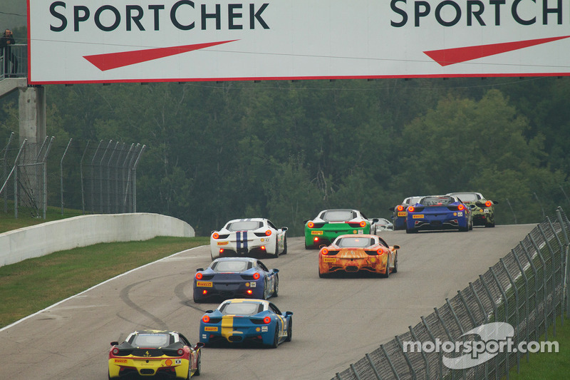 Entering Turn 2 At The Canadian Tire Motorsport Port At Mosport