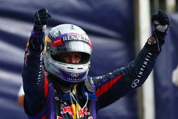 Race winner Sebastian Vettel, Red Bull Racing