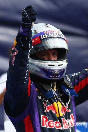 1st place Sebastian Vettel, Red Bull Racing