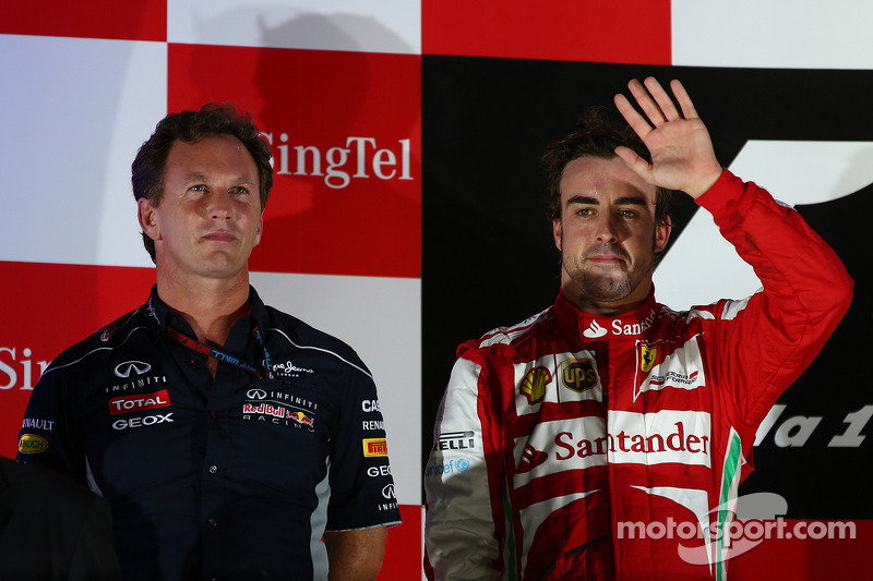 Christian Horner, Red Bull Racing Takım Patronu ve Fernando Alonso, Ferrari