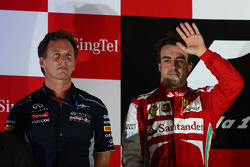 Christian Horner, Red Bull Racing Takım Patronu ve Fernando Alonso, Ferrari