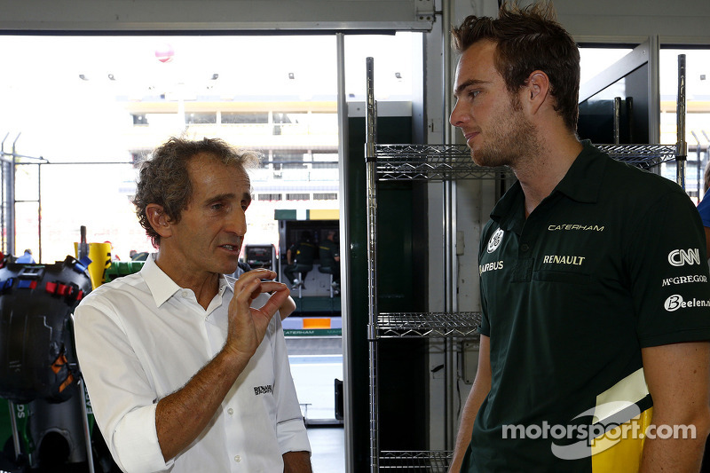 Alain Prost y Giedo van der Garde, Caterham F1 Team