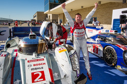 LMP1 and overall race winner Allan McNish celebrates