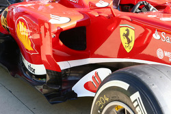 Ferrari F138 sidepod detail