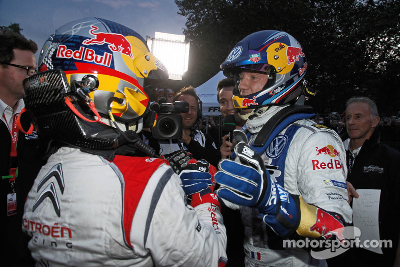 Sébastien Loeb y Sébastien Ogier