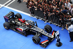 2.d Kimi Raikkonen, Lotus F1 E21 arrives kapalı park