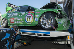 Damaged car of Chaz Mostert and Dale Wood