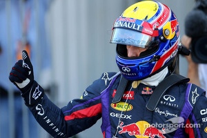 Pole position for Mark Webber, Red Bull Racing