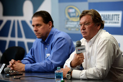 Gene Stefanyshyn, vice president of Innovation and Racing Development for NASCAR, and Robin Pemberton, vice president for competition of NASCAR