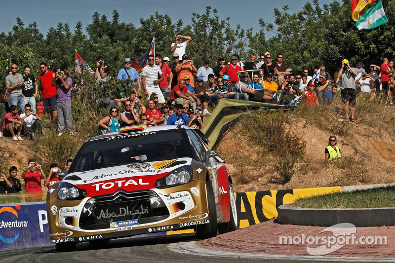 2013: Daniel Sordo y Carlos del Barrio, Citroen DS3 WRC, Citroën Total Abu Dhabi World Rally Team