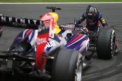 Race winner and 2013 world champion Sebastian Vettel