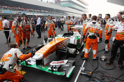 Sahara Force India F1 VJM06 on the grid