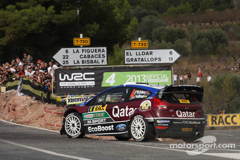 Mads Ostberg y Jonas Andersson, Ford Fiesta RS WRC, Qatar M-Sport World Rally Team