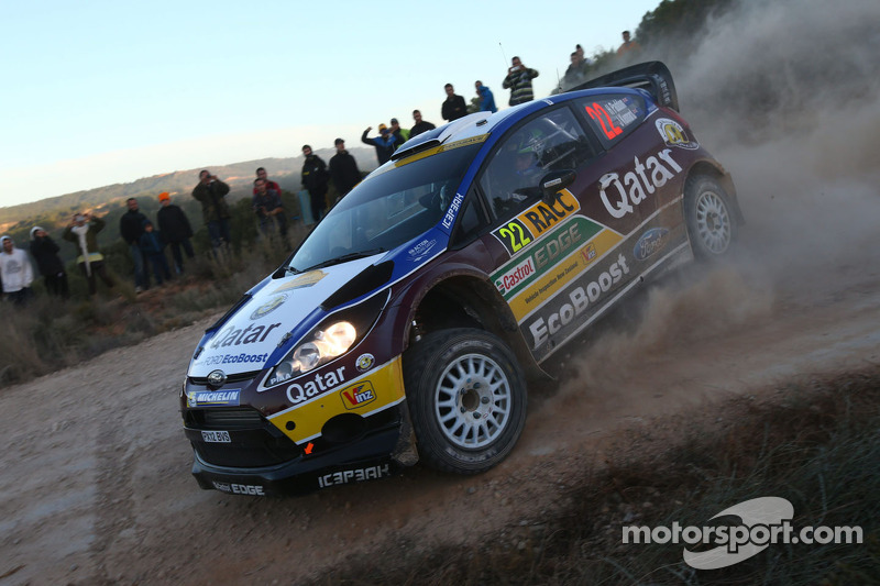Hayden Paddon y John Kennard, Ford Fiesta RS WRC, España 2013: 8º
