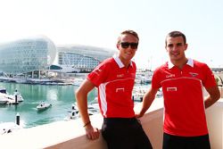 Max Chilton (Marussia F1 Team MR02) et Jules Bianchi (Marussia F1 Team MR02)