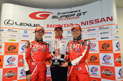 GT500 champions Yuji Tachikawa, Kohei Hirate