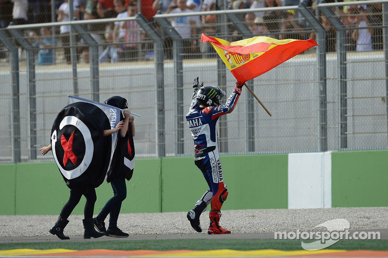 Race winner Jorge Lorenzo, Yamaha Factory Racing 