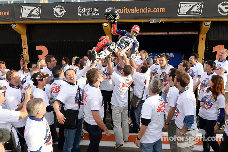 Race winner Jorge Lorenzo, Yamaha Factory Racing