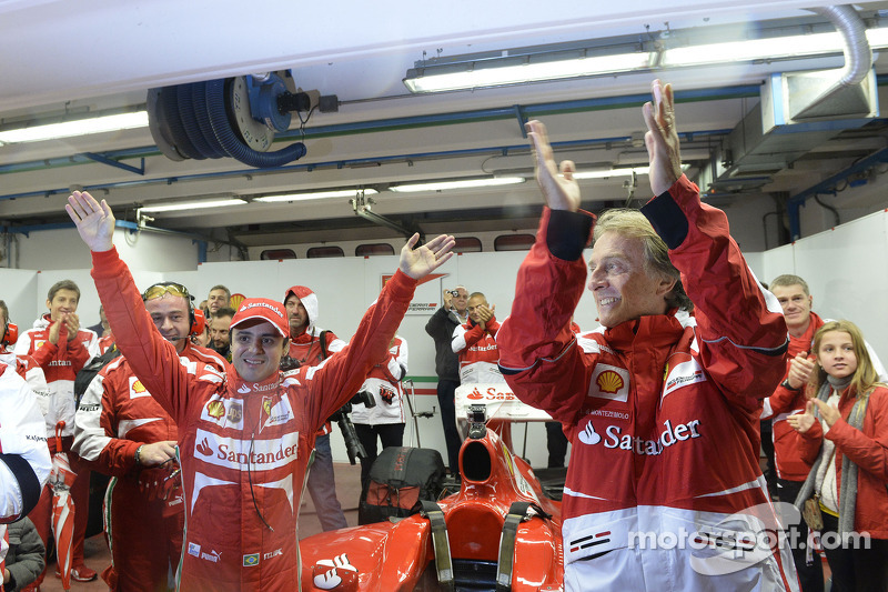 Felipe Massa et Luca di Montezemolo